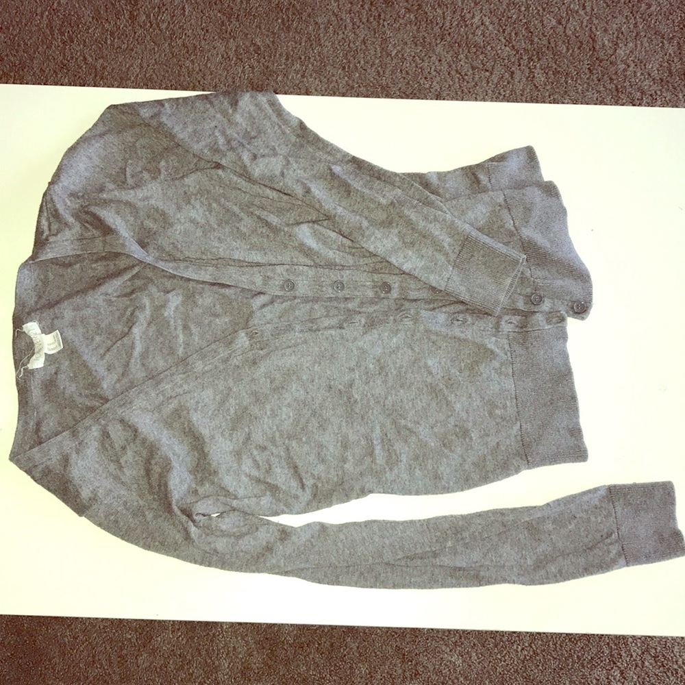 Grey Forever 21 cardigan